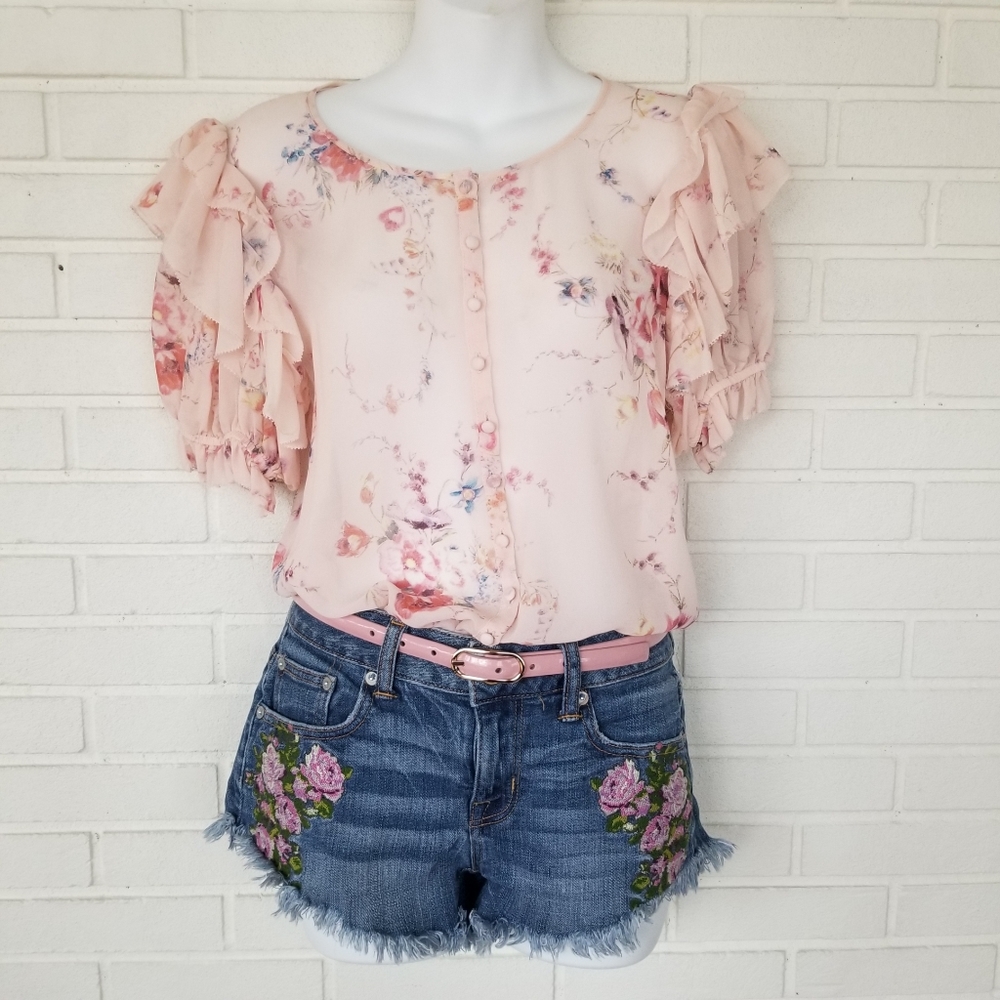 TRENDING!! LoveShackFancy silk top